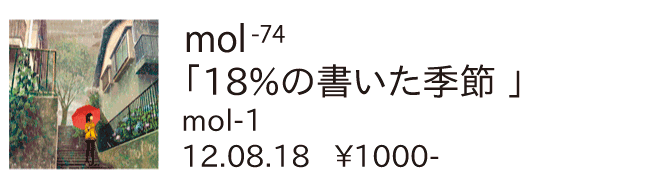 mol-74 / 18%の書いた季節